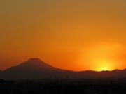201712ブレイクショット5富士山と夕日4