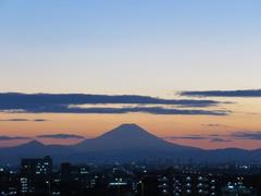 201811ブレイクショット7富士山1115夕方