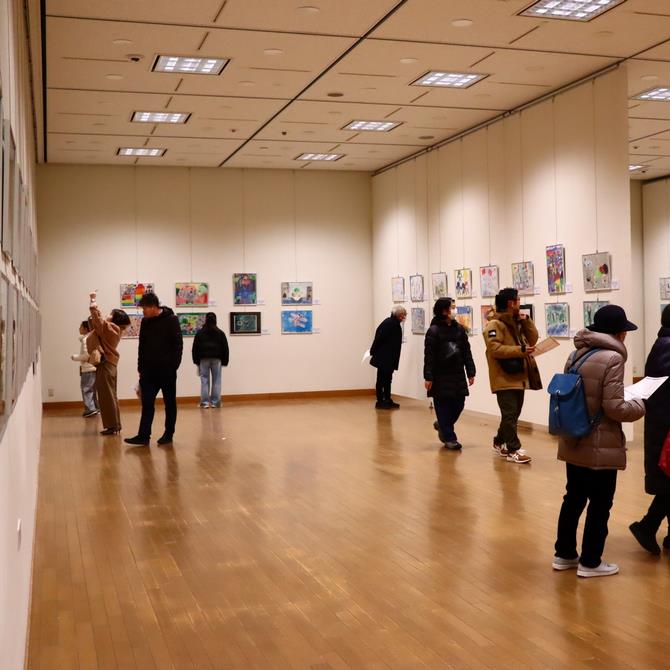 浦和区絵画作品展昨年度の様子