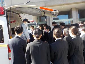 車両を見ながら説明を行いました